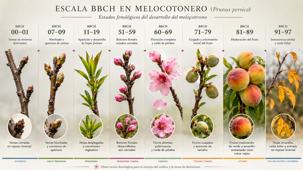 bbch melocotonero