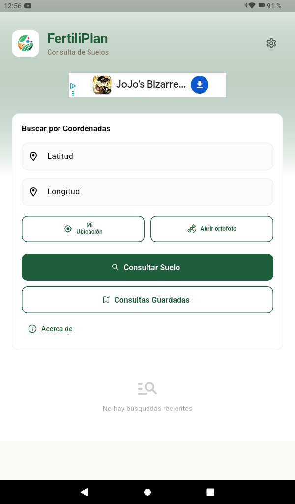 Pantalla de Inicio